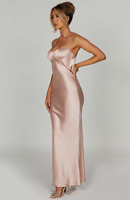 Robe longue Kali - Blush