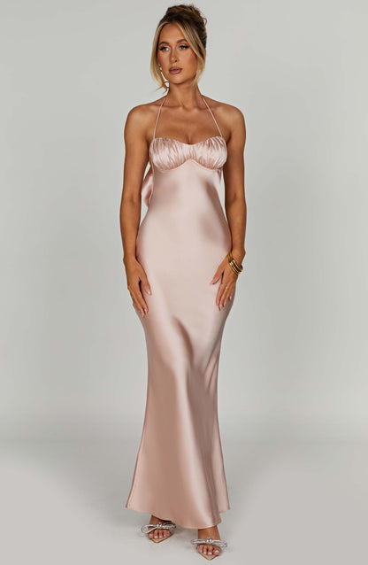 Robe longue Kali - Blush