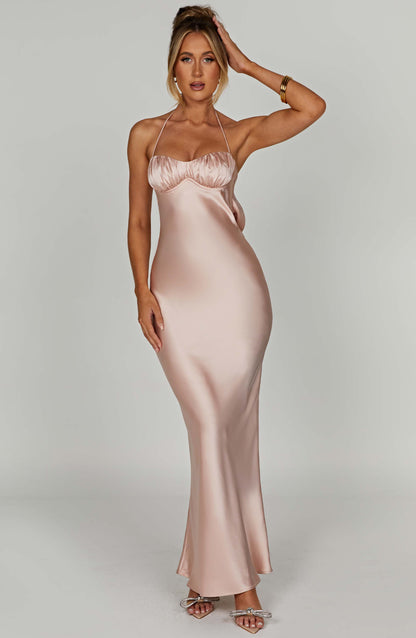 Robe longue Kali - Blush