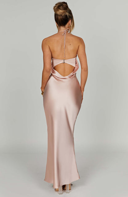 Robe longue Kali - Blush