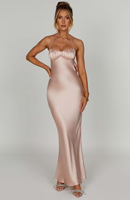 Robe longue Kali - Blush