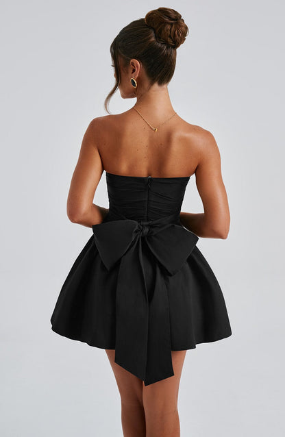 Robe courte Katrina - Noir