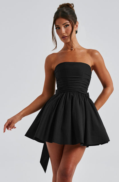 Robe courte Katrina - Noir