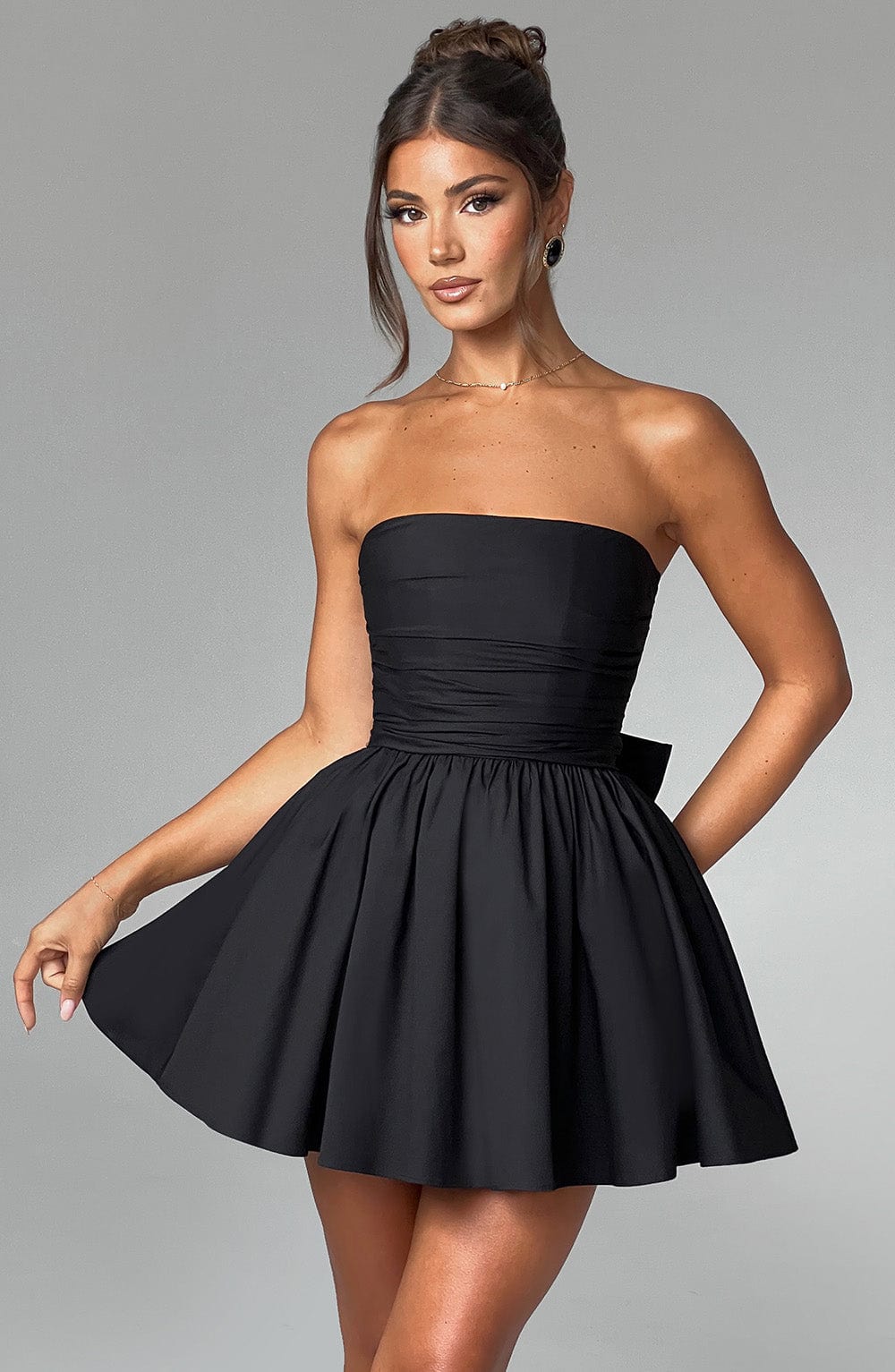 Robe courte Katrina - Noir