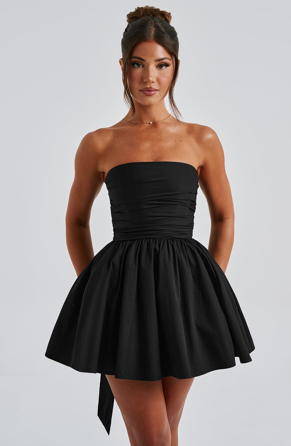 Robe courte Katrina - Noir