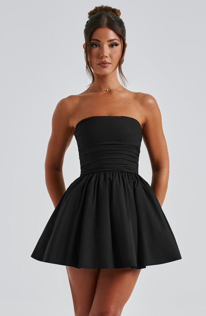 Robe courte Katrina - Noir