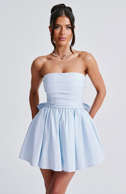 Robe courte Katrina - Bleu