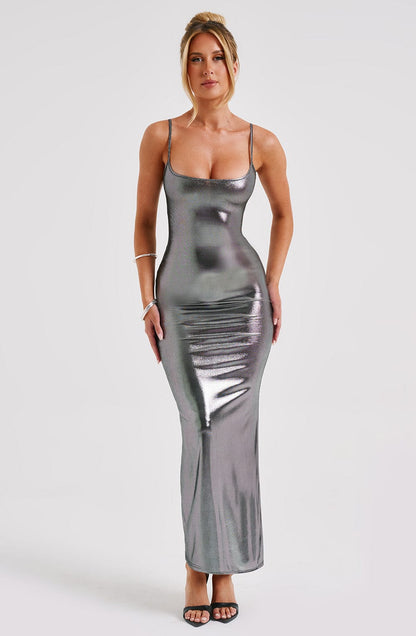 Robe longue Kyranni - Bronze