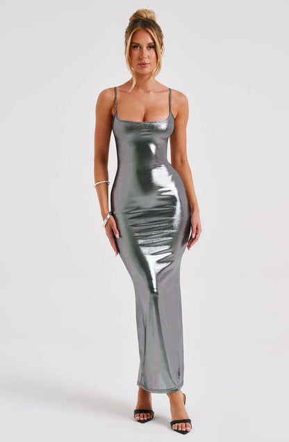 Robe longue Kyranni - Bronze