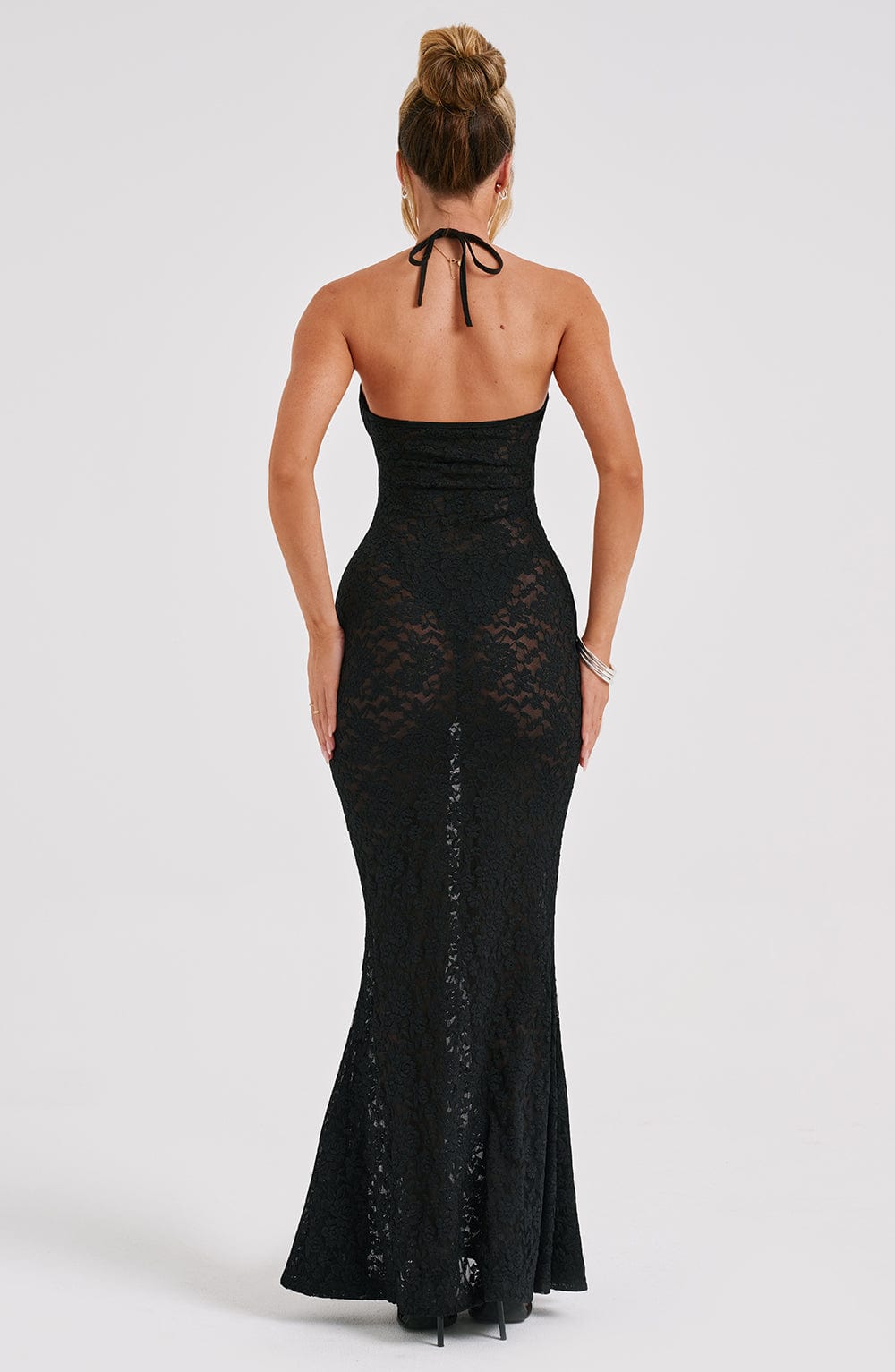 Robe longue Leilina - Noir