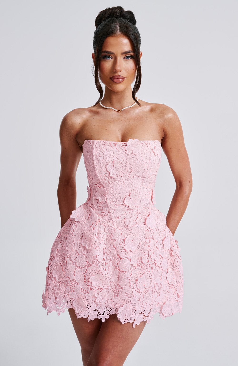 Robe courte Leona - Blush