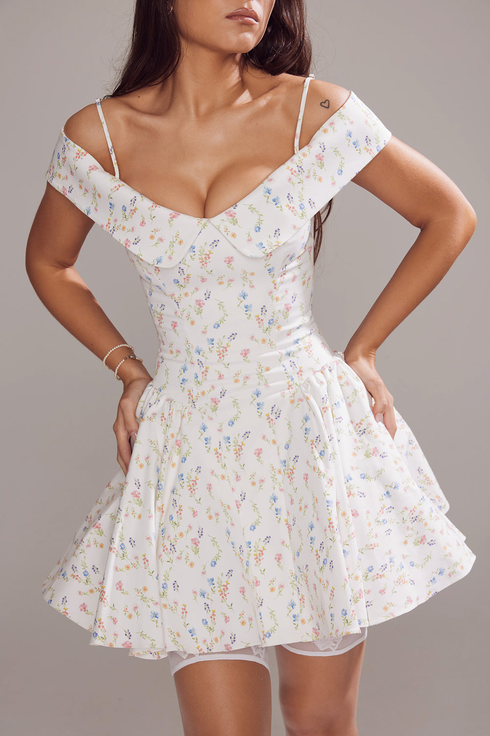 Florine Robe Courte — Fleuri