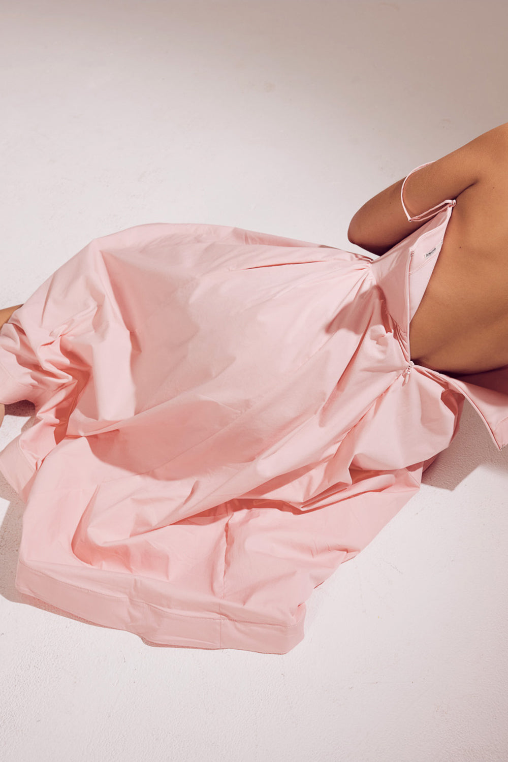 Faustine Robe Mi-Longue Rose