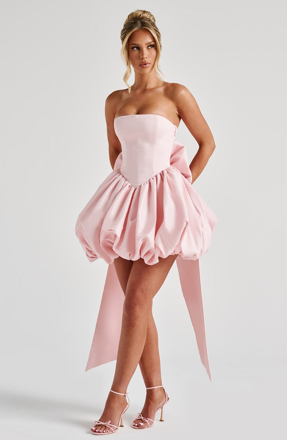 Robe courte Lotus - Blush