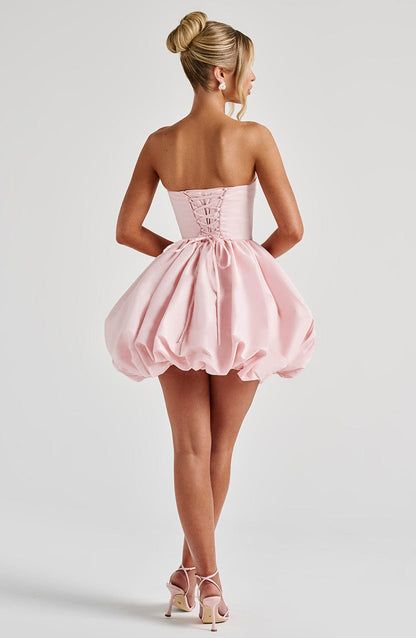 Robe courte Lotus - Blush