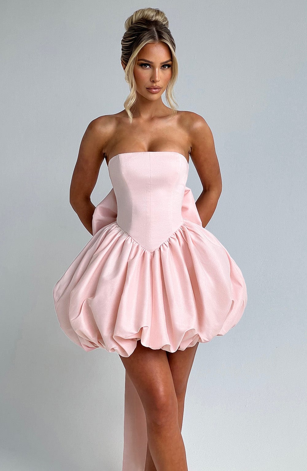 Robe courte Lotus - Blush