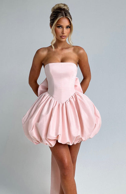 Robe courte Lotus - Blush