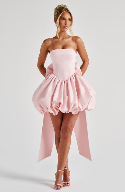 Robe courte Lotus - Blush