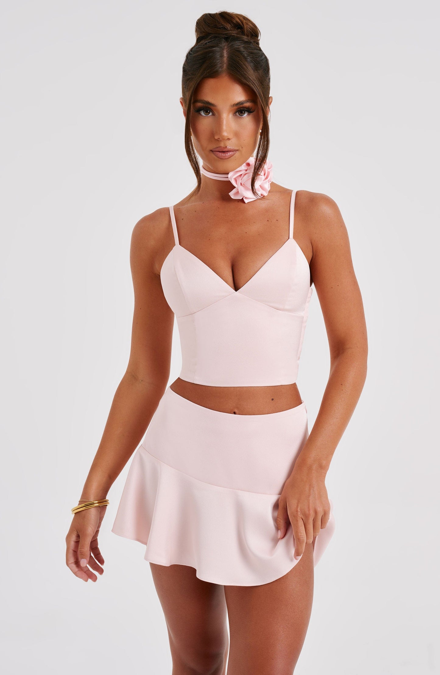 Mini-jupe Louisa - Blush