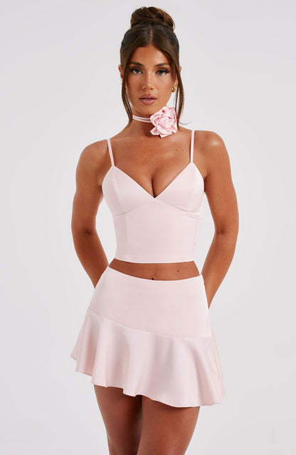 Mini-jupe Louisa - Blush