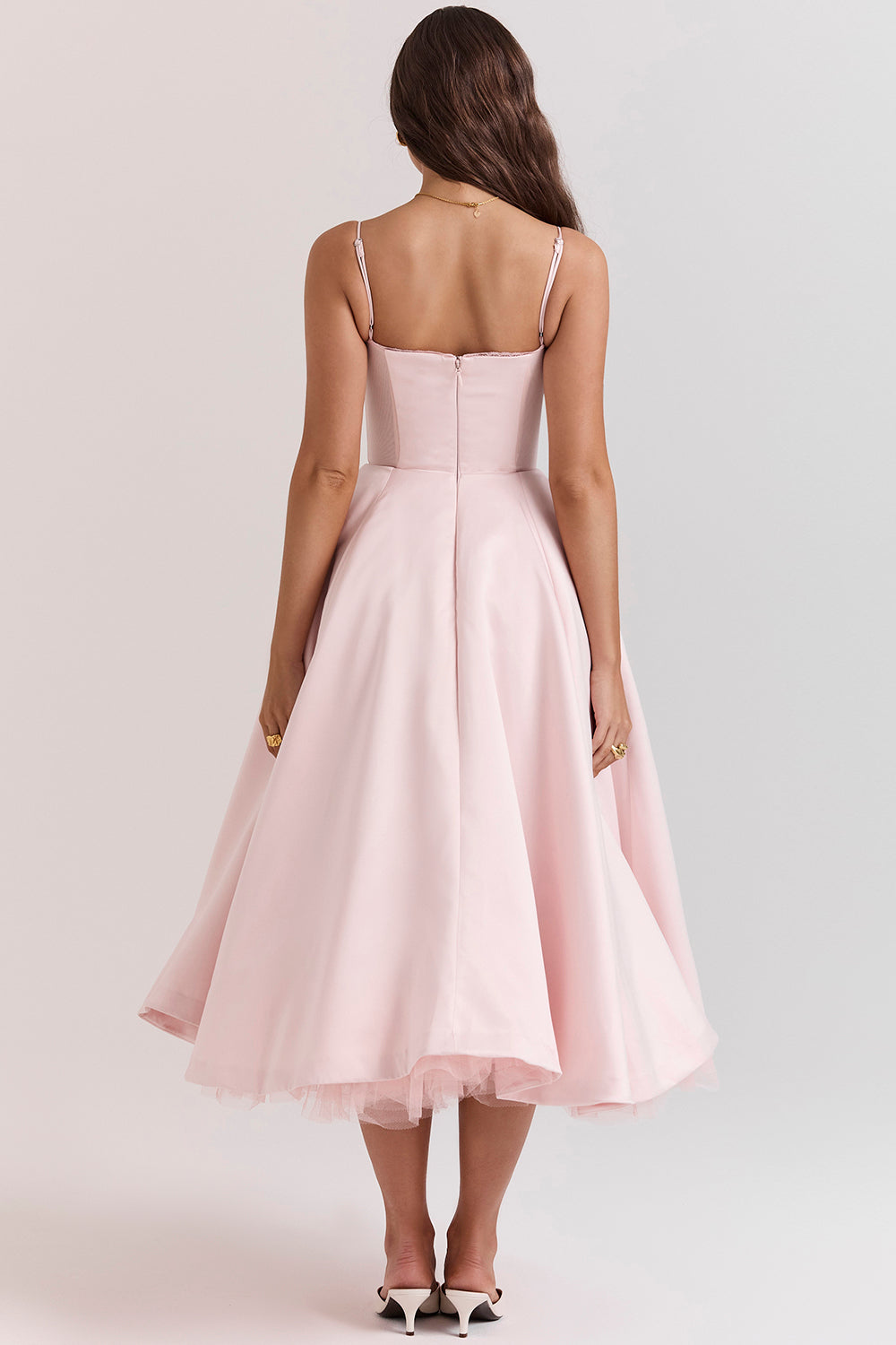 Aurore Robe Mi-Longue — Rose