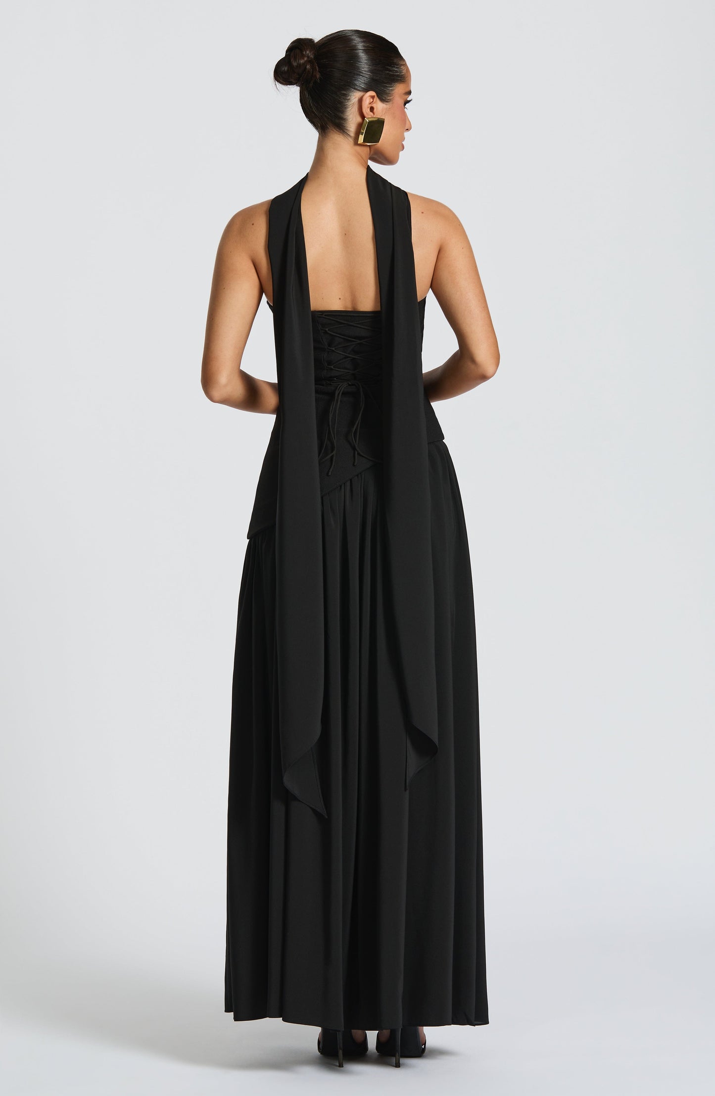 Robe Longue Maliyah – Noir