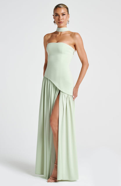 Maliyah Robe Longue – Vert Menthe
