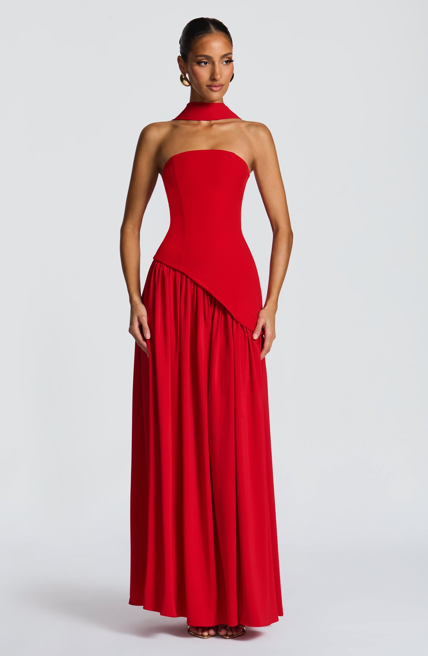 Maliyah Robe Longue - Rouge