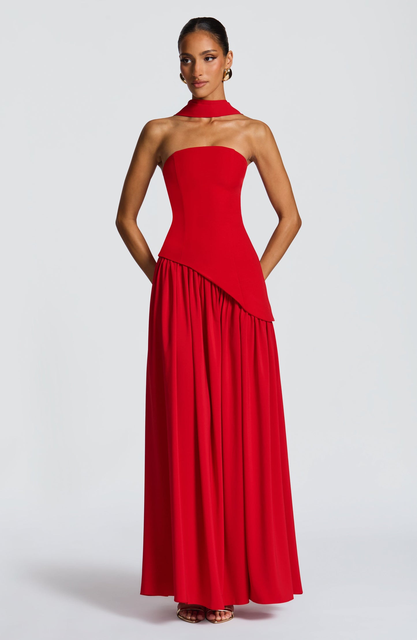 Maliyah Robe Longue - Rouge