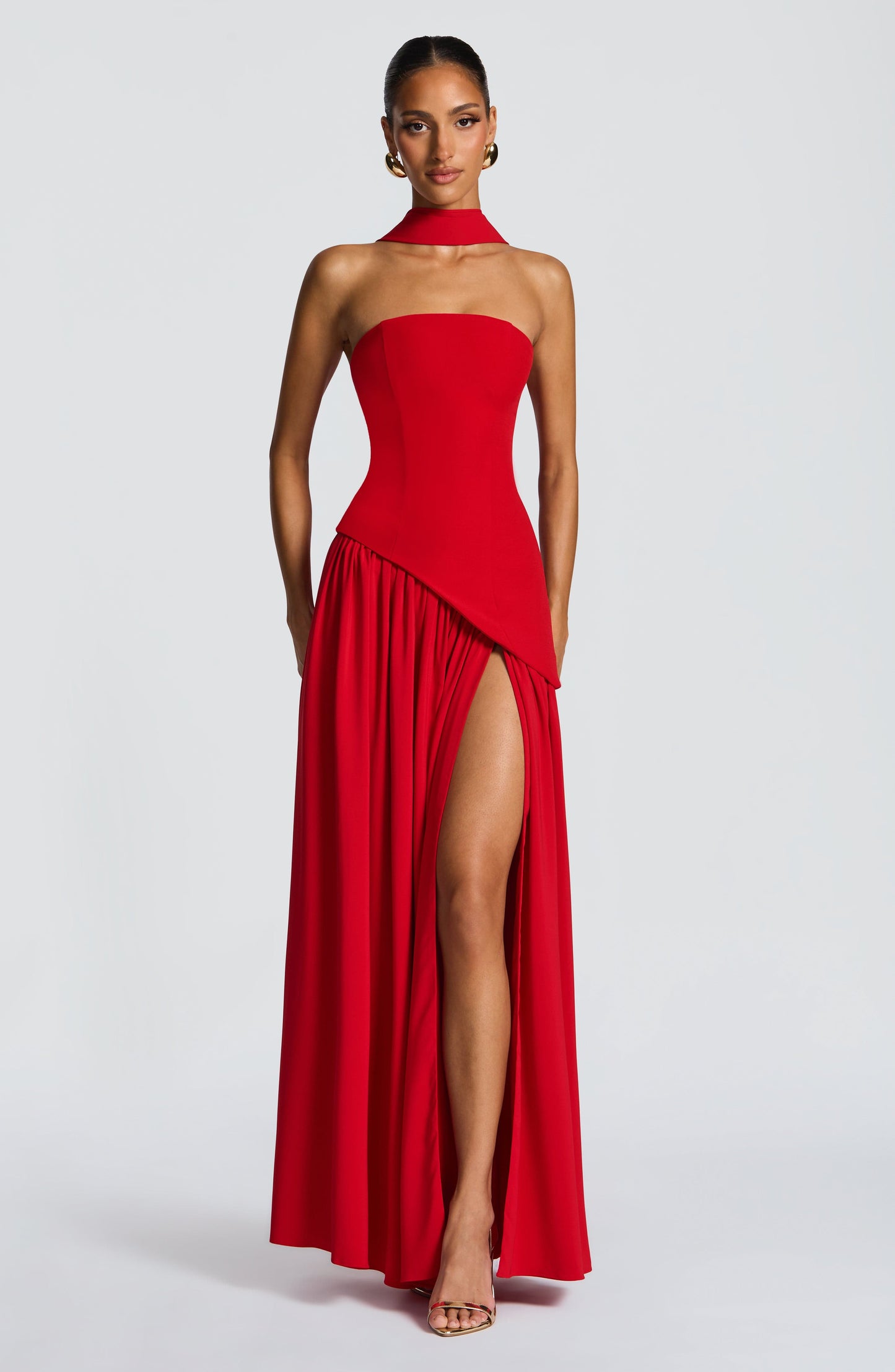 Maliyah Robe Longue - Rouge