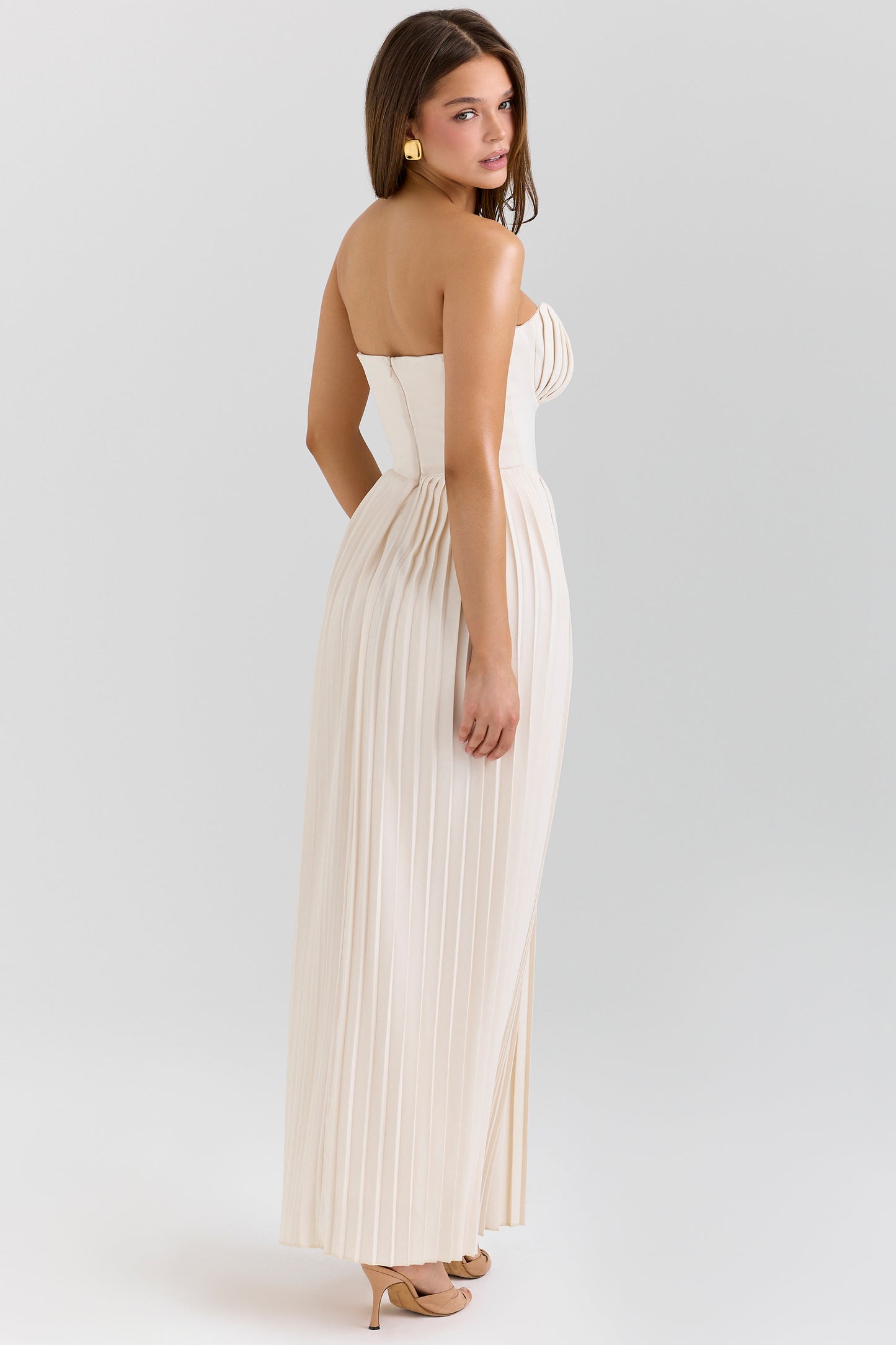 Ophélie Robe Longue Ivoire