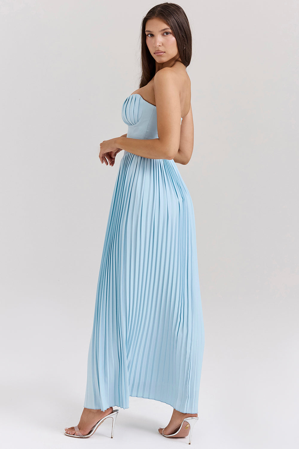 Ophélie Robe Longue Bleu Ciel