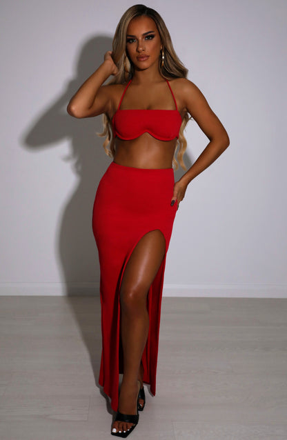 Mariana Maxi Skirt - Red