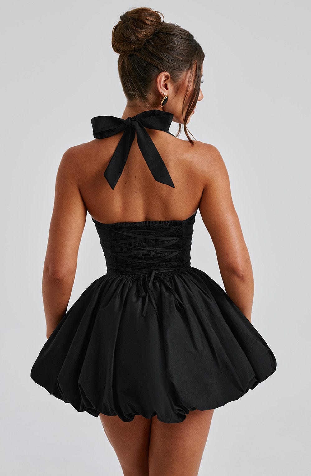 Robe courte Maricia - Noir