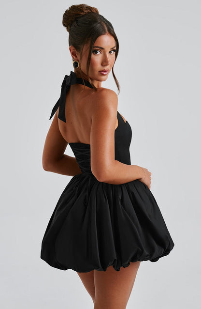 Robe courte Maricia - Noir