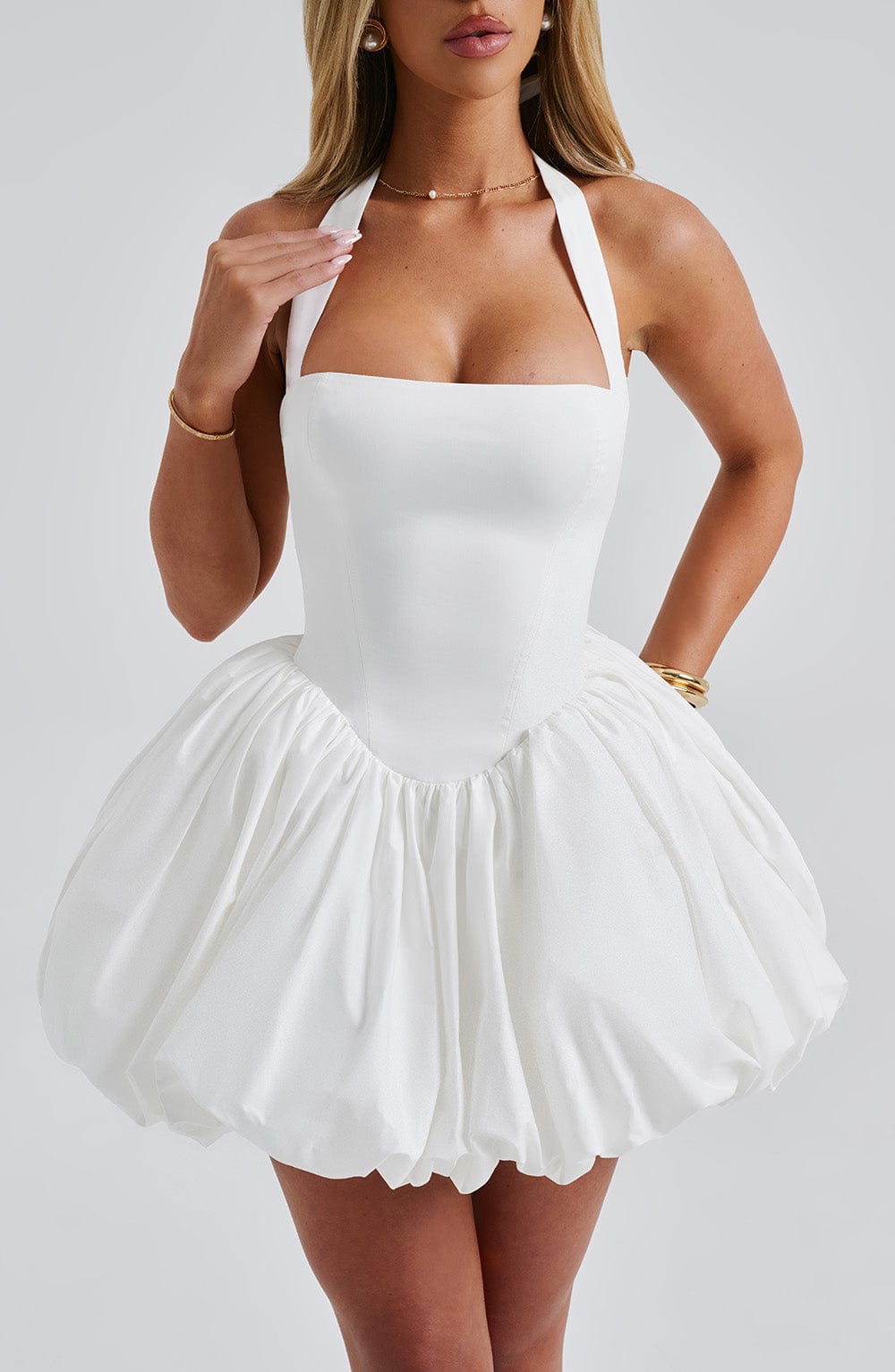 Maricia Short Dress - Ivory