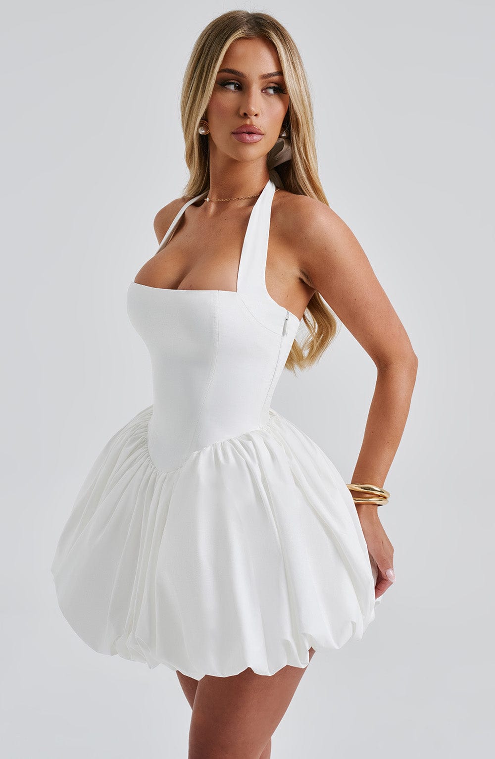 Maricia Short Dress - Ivory