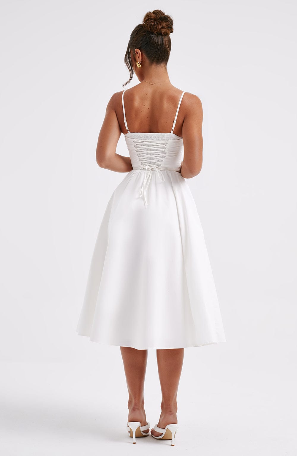 Mariella Midi Dress - Ivory