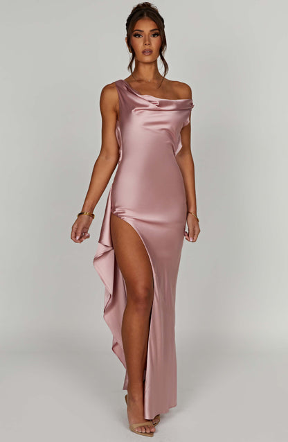 Robe longue Marilyn - Blush