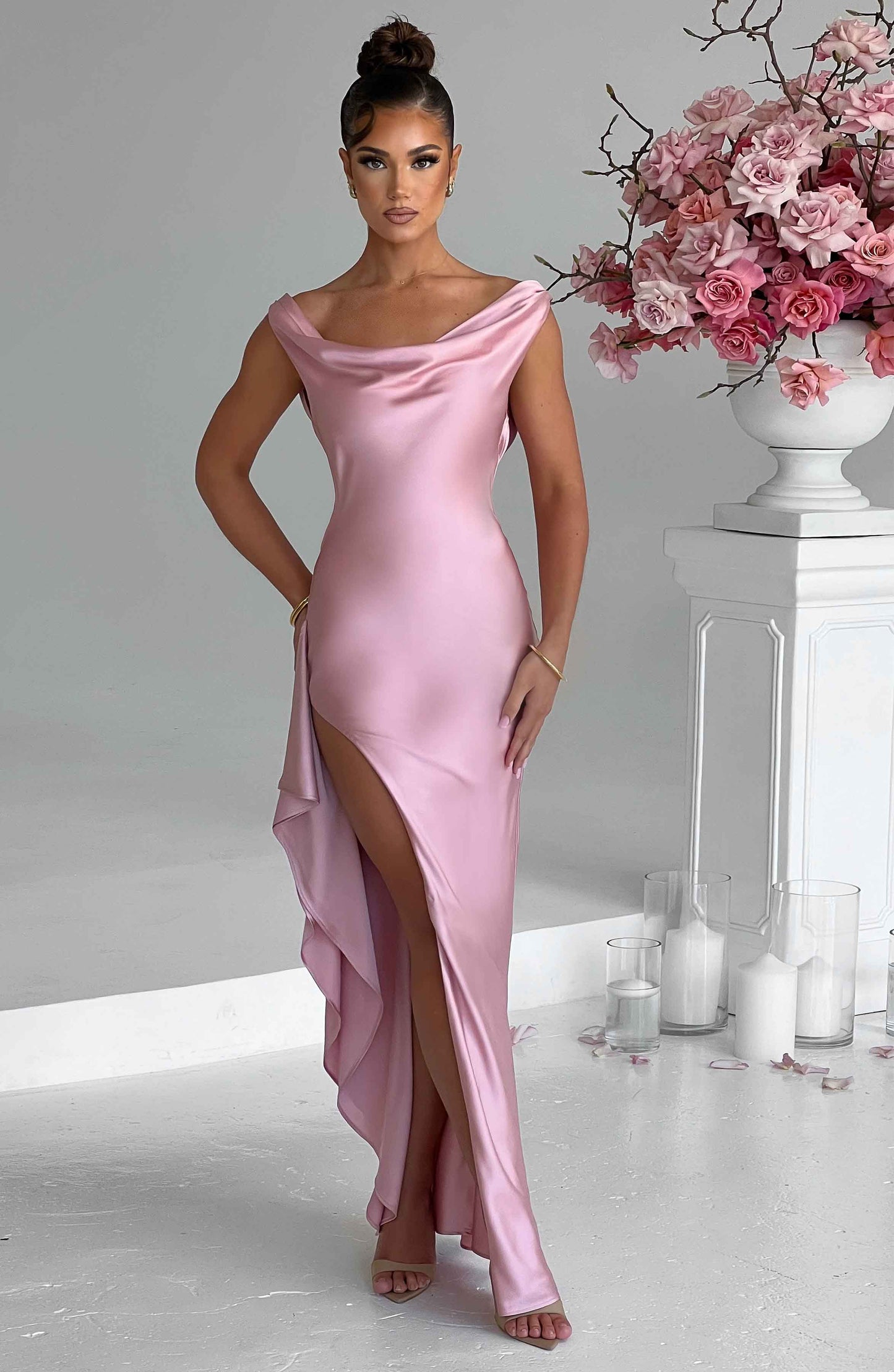 Robe longue Marilyn - Blush