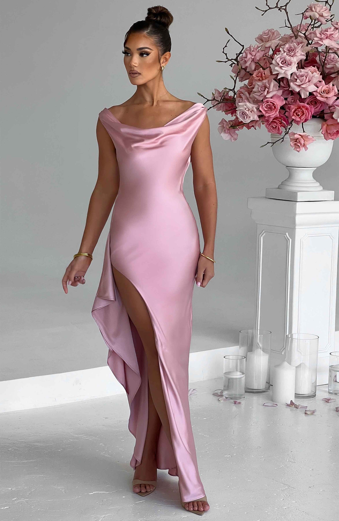 Robe longue Marilyn - Blush