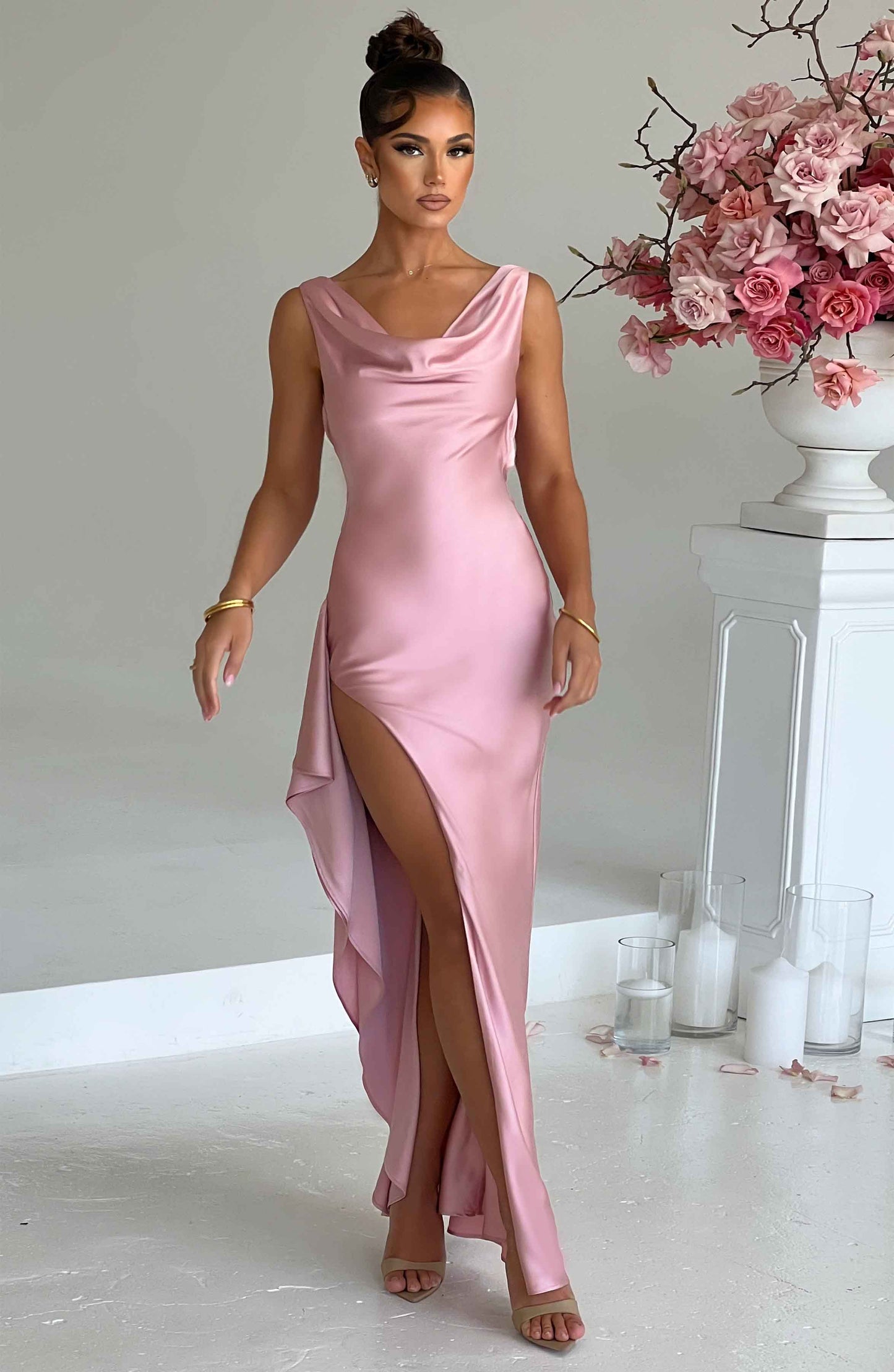 Robe longue Marilyn - Blush