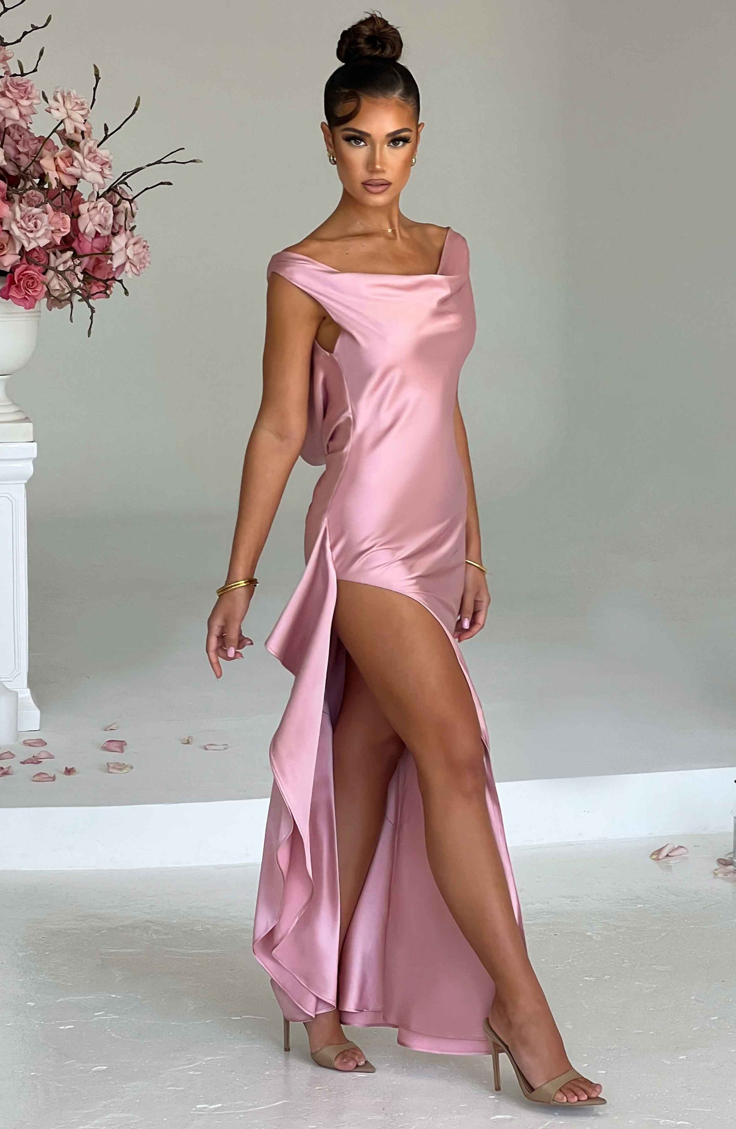 Robe longue Marilyn - Blush