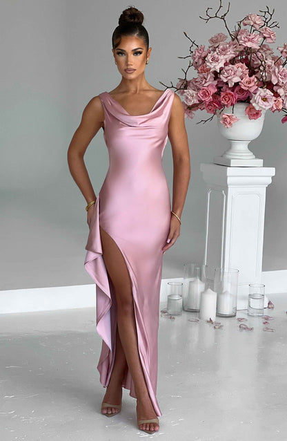 Robe longue Marilyn - Blush