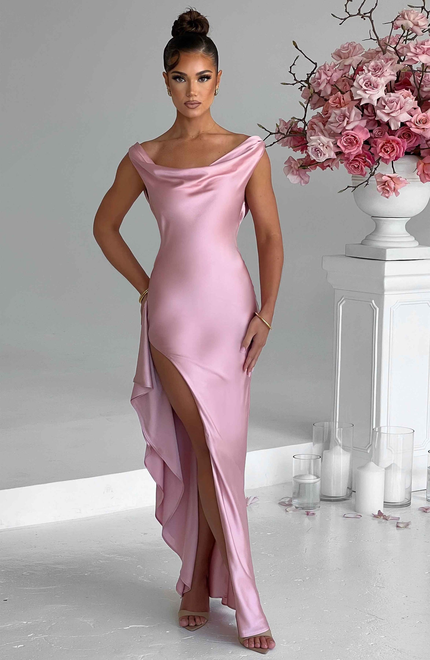 Robe longue Marilyn - Blush