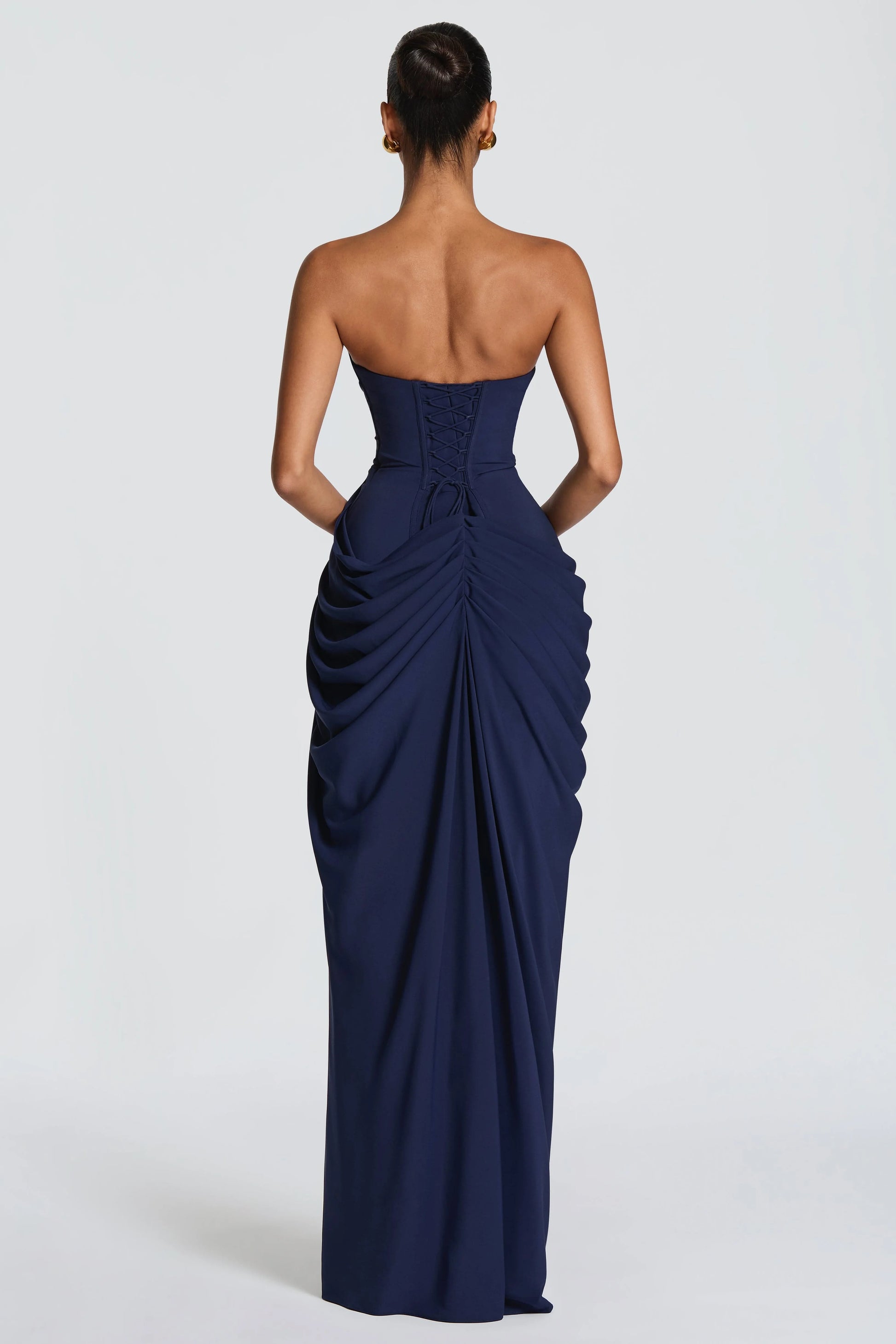 Marine Robe Longue — Bleu Marine