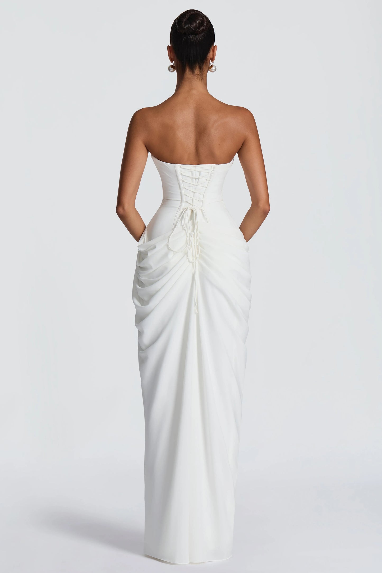 Marine Robe Longue — Ivoire
