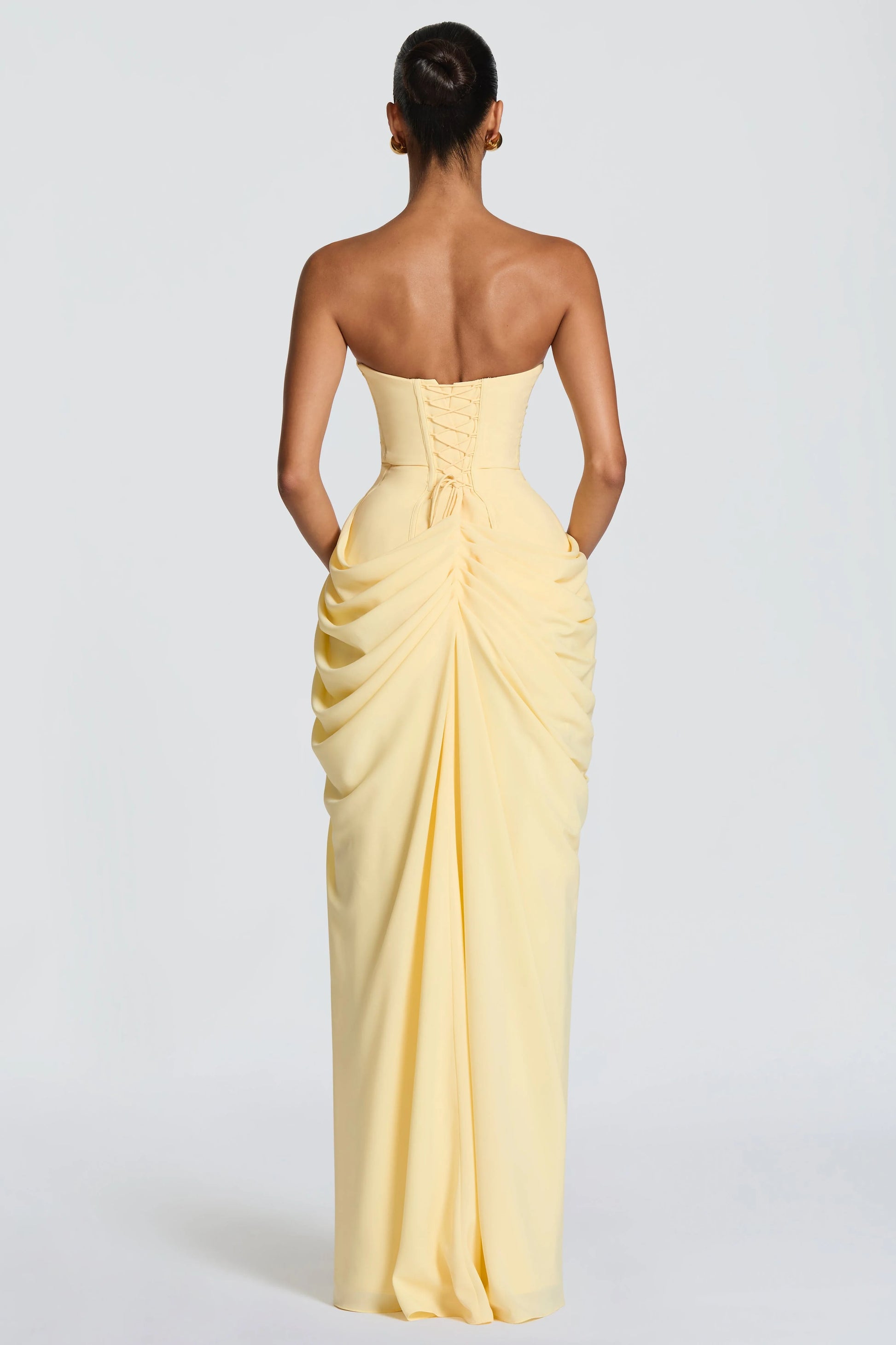 Marine Robe Longue — Jaune