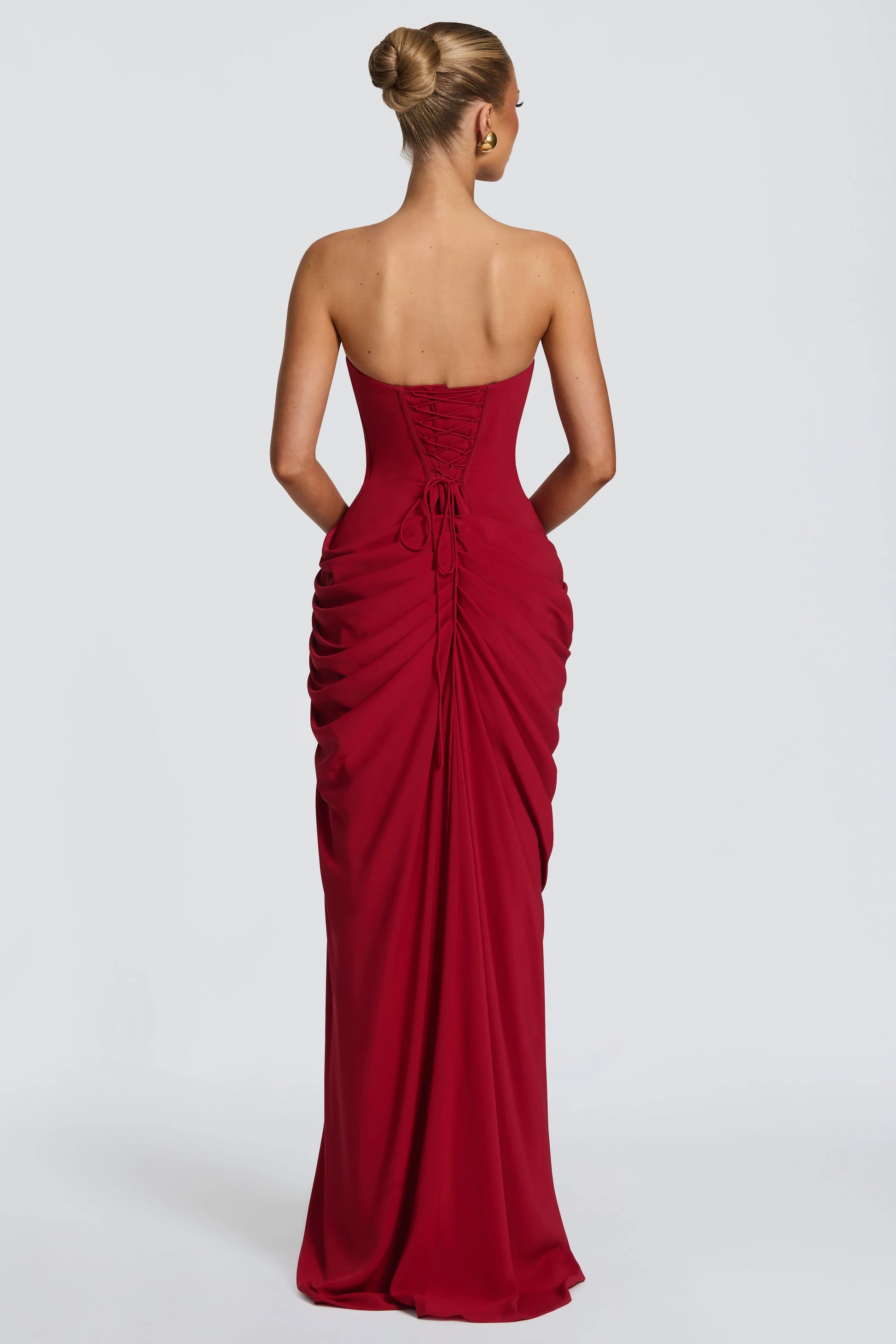 Marine Robe Longue — Rouge