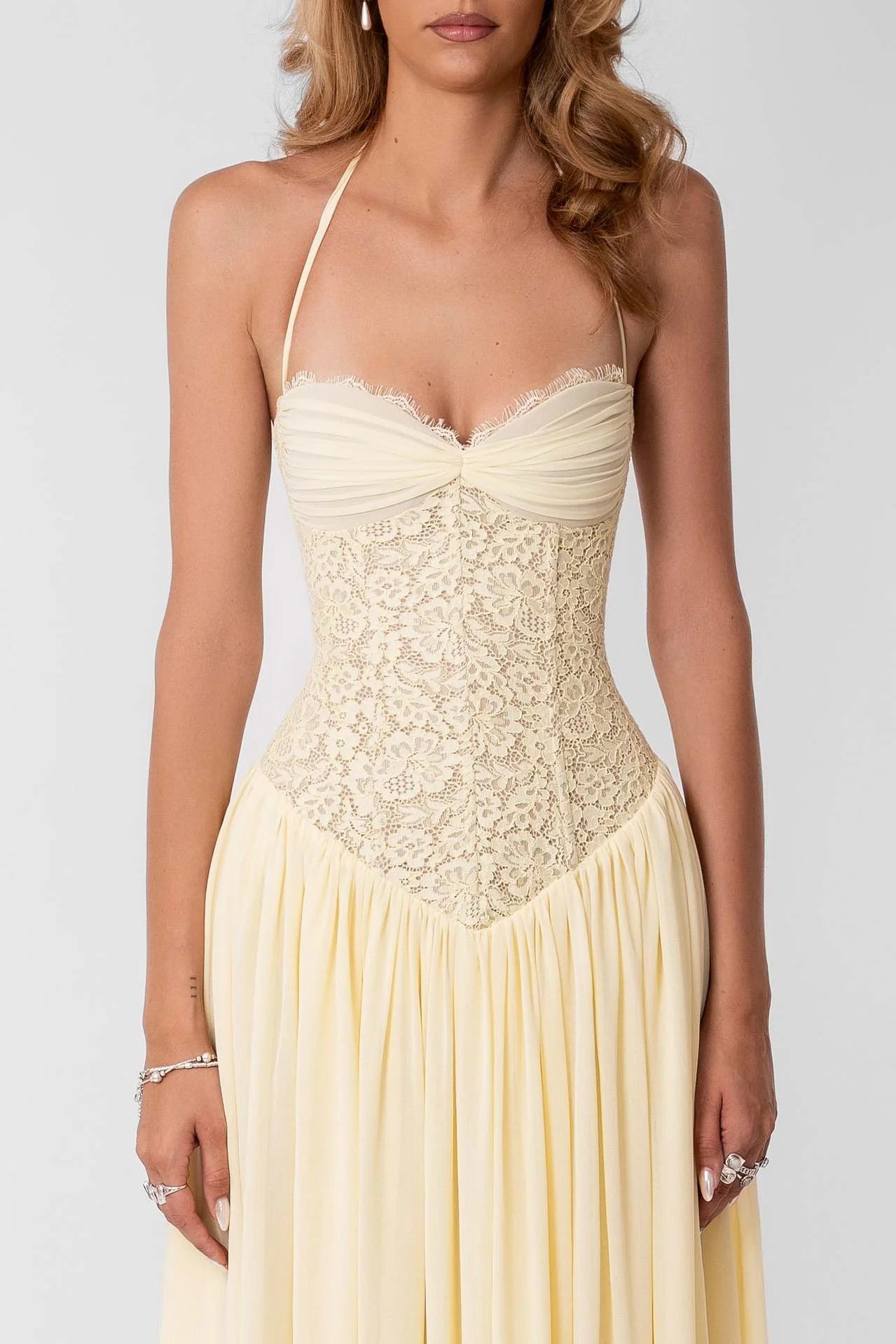 Mathilde Robe Longue — Jaune - Jaune